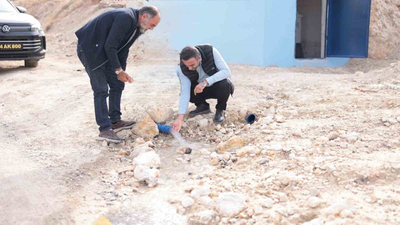 Malatya'nın Akçadağ ilçesinde içme suyu sorunu, yapılan 22 kilometrelik hat