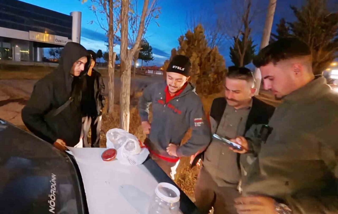 Aksaray'da, Musa B. (25) isimli bir kişi, satışı yasak olan