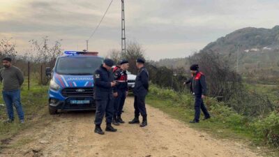 Zonguldak'ın Alaplı ilçesindeki Sarıkadı köyünde, BOTAŞ'a ait doğalgaz boru hattı,