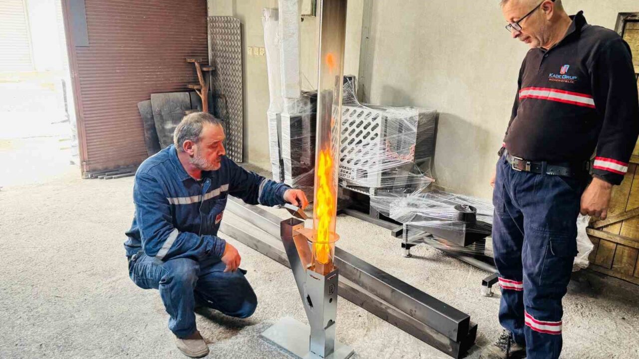 Zonguldak'ın Alaplı ilçesinde yaşayan Ersin Ürkmez, geliştirdiği pelet sobalarla hem