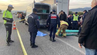 Manisa'nın Alaşehir ilçesinde park halindeki tıra çarpan Nasuh Sarıöz, 44
