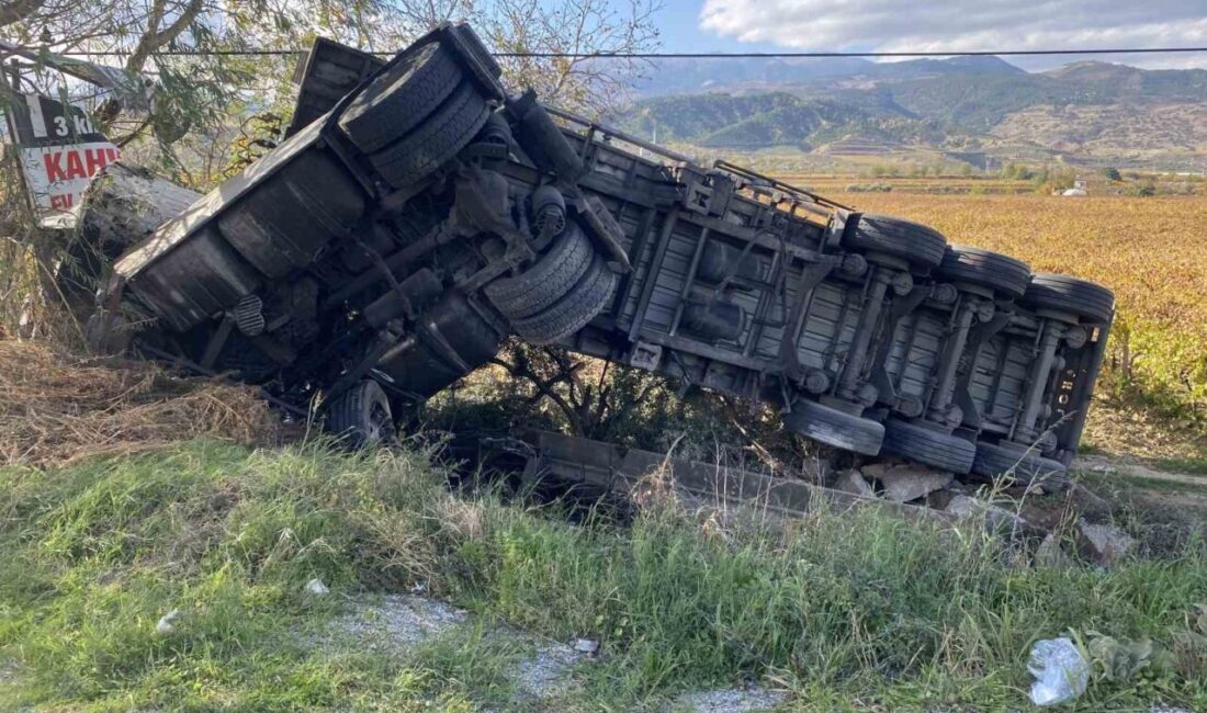 Manisa'nın Alaşehir ilçesinde T.U. (40) yönetimindeki süt tankeri, direksiyon hakimiyetinin