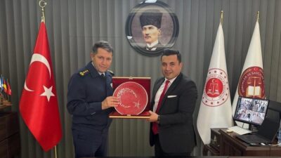 Mersin Anamur'da Garnizon Komutanı Albay Serhan Güngör ve Cumhuriyet Başsavcısı