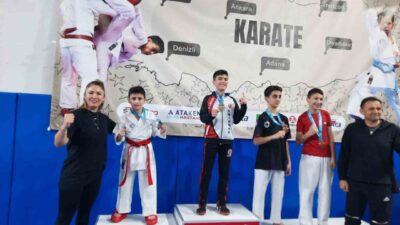Aliağa Belediyesi Spor Okulları’nın karate takımı, Denizli'deki 1. Etap yarışlarında