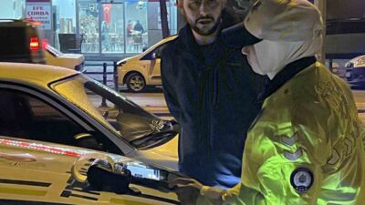 Konya'da trafik denetimi sırasında durdurulan bir sürücüye, alkol nedeniyle daha