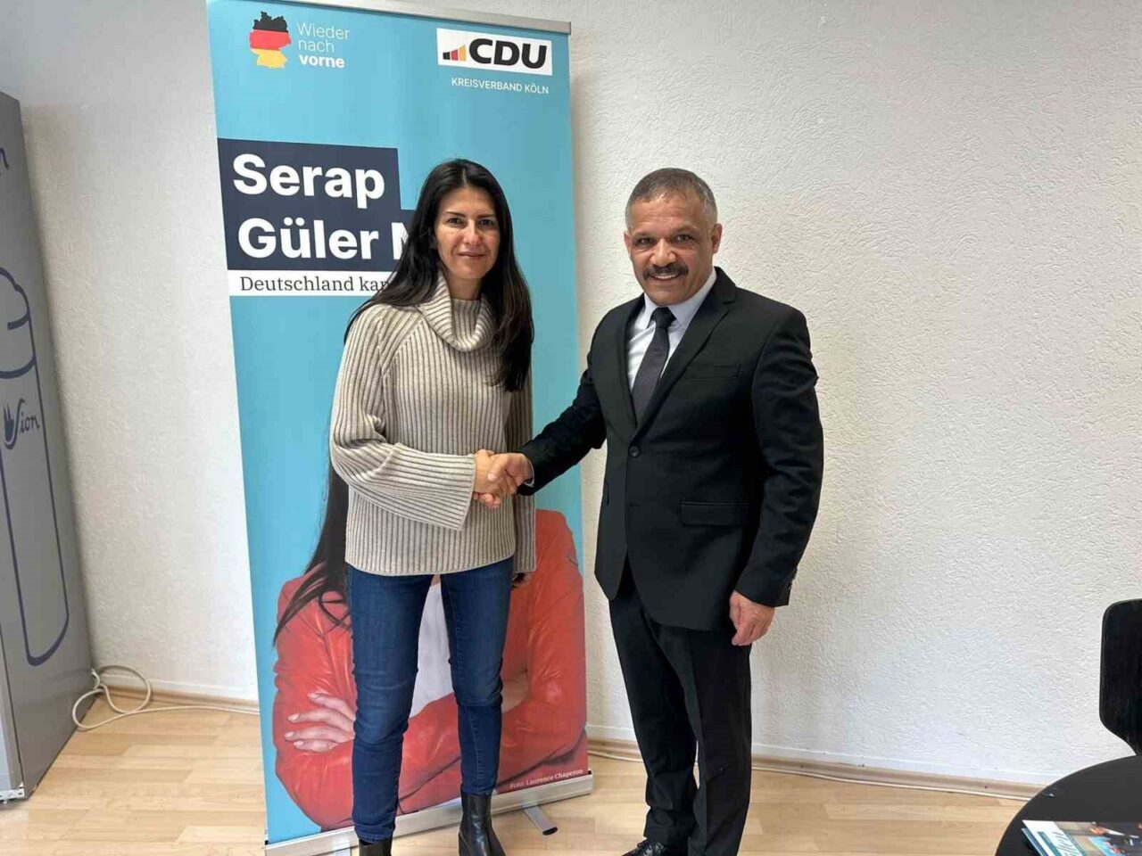 Ali Hızar, Berlin'de Almanya Federal Dışişleri Bakanı Serap Güler ile