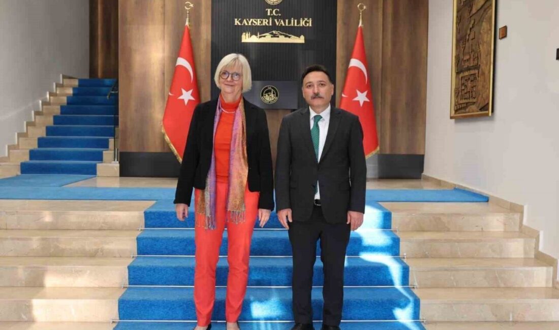 Almanya Federal Cumhuriyeti Büyükelçisi Sibylle Katharina Sorg, Kayseri'de Vali Gökmen