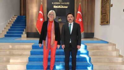 Almanya Federal Cumhuriyeti Büyükelçisi Sibylle Katharina Sorg, Kayseri'de Vali Gökmen