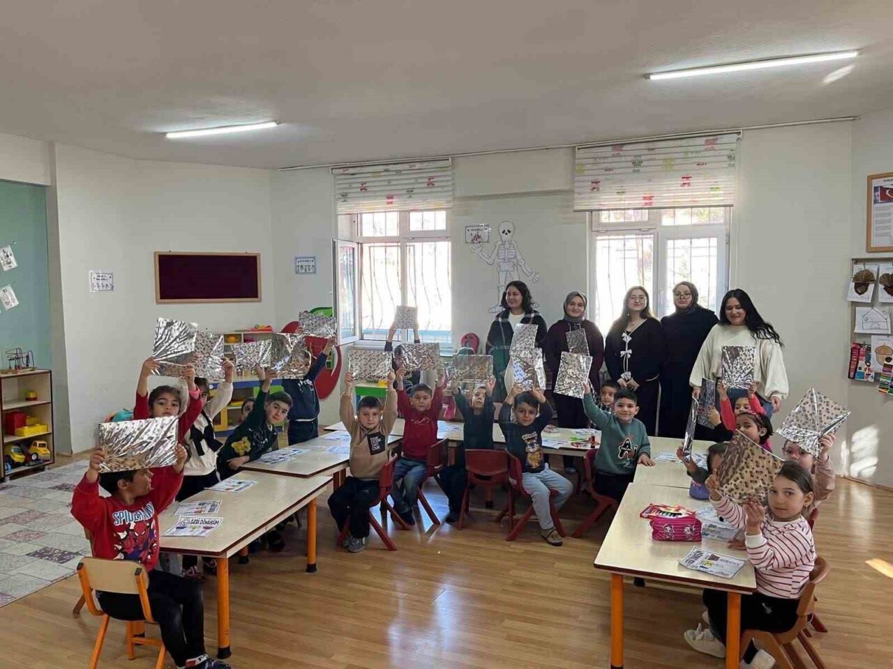 Tomarza MYO Öğrencileri, Anaokulu Küçüklerine Sıfır Atık ve Geri Dönüşüm Eğitimi Verdiler