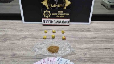 Mersin'in Anamur ilçesinde uyuşturucu madde ticareti yaptığı iddia edilen M.K.