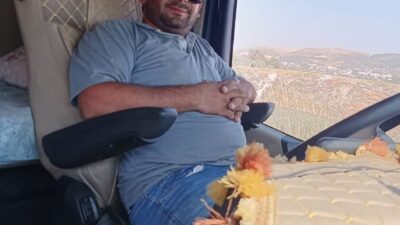 Kahramanmaraş'tan yük getiren tır şoförü Hasan Akçakaya (32), Ankara yolunda