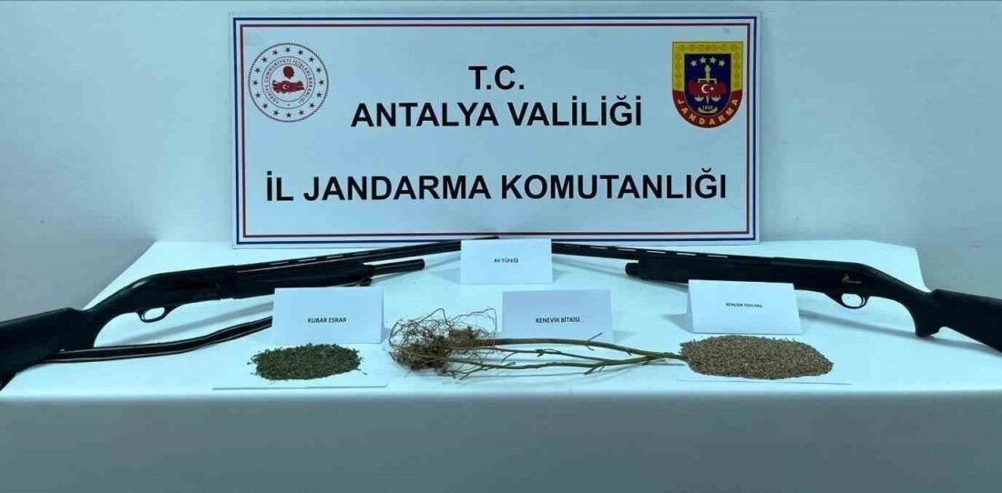 Antalya'da jandarma, Kepez, Kemer ve Döşemealtı ilçelerinde uyuşturucu madde operasyonu
