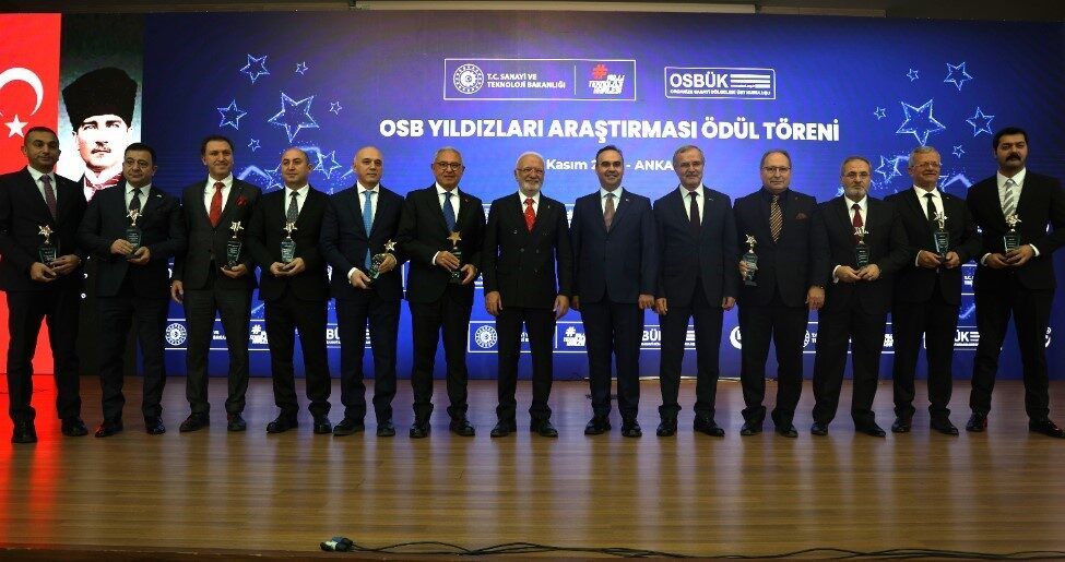 Adana Hacı Sabancı OSB, OSB Yıldızları Araştırması’ndan 11 Ödül ile Jüriyi Etkiledi Adana Hacı Sabancı Organize Sanayi Bölgesi, 11 ödül kazanarak sanayideki