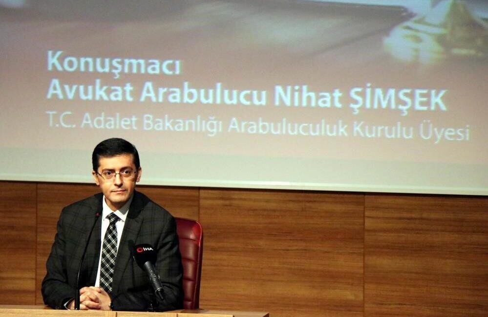 Av. Nihat Şimşek, Adalet Bakanlığı Arabuluculuk Kurulu üyesi olarak, arabuluculuğun