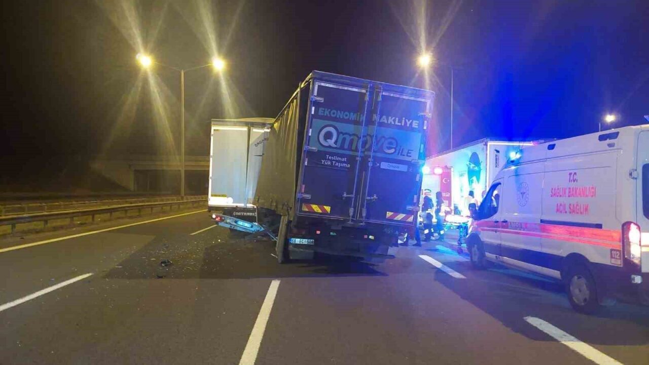 Bolu'da TEM Otoyolu'nda arızalanan tıra çarpan kamyon sürücüsü Oruç Sezgin,