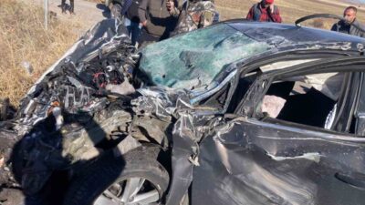 Erzurum'un Aşkale ilçesinde meydana gelen trafik kazasında, Hasan Tarduş'un kullandığı