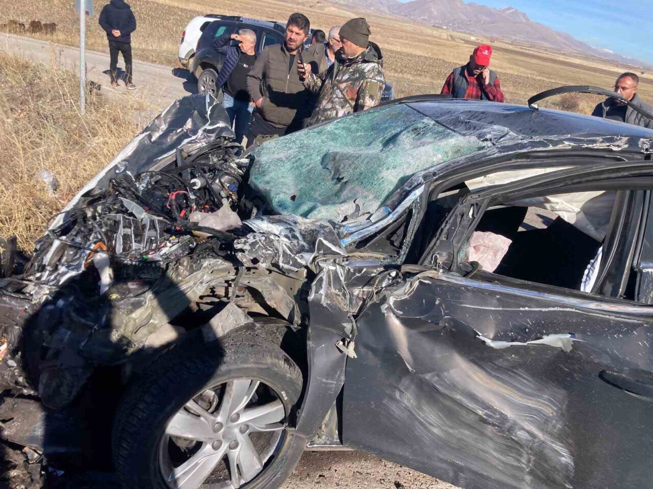 Erzurum'un Aşkale ilçesinde meydana gelen trafik kazasında, Hasan Tarduş'un kullandığı