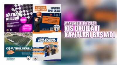 Atakum Belediyespor, 6-14 yaş arası çocuklar için basketbol, futbol, voleybol