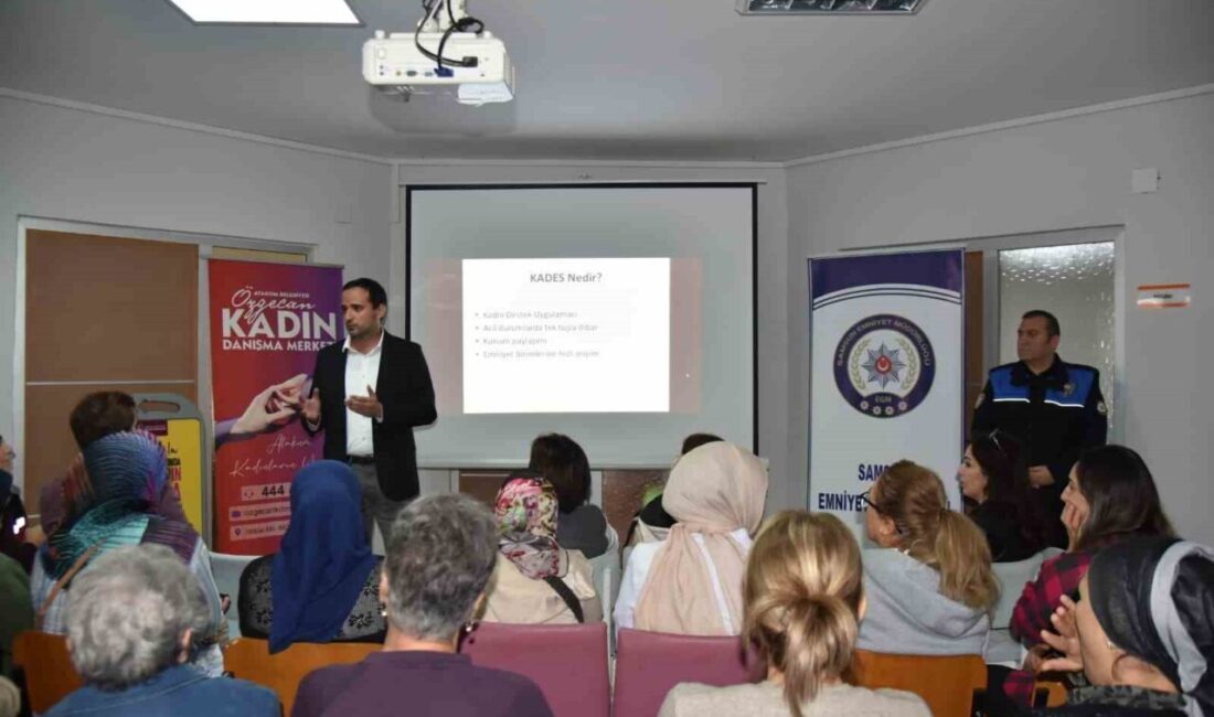 Samsun'un Atakum ilçesinde 25 Kasım Kadına Yönelik Şiddete Karşı Uluslararası