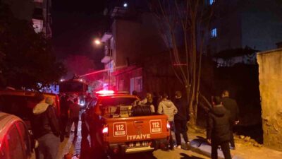 Aydın'ın Efeler ilçesinde N.K. isimli yaşlı kadının evinde çıkan yangın,