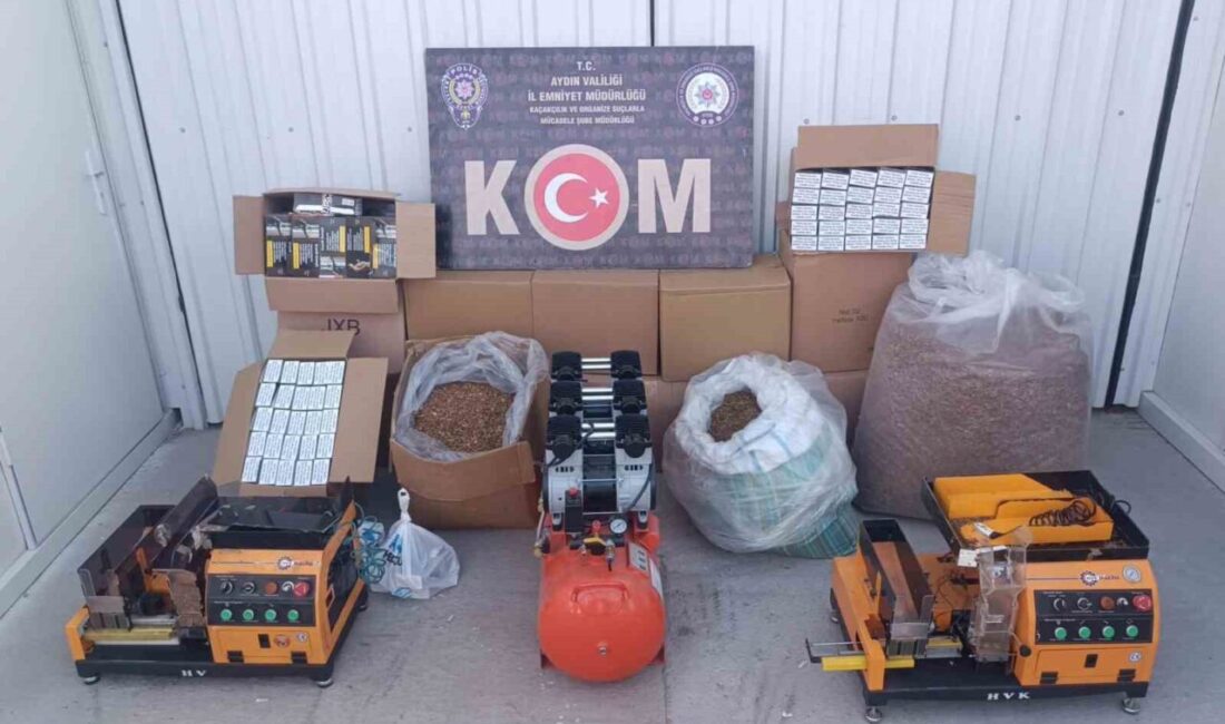 Aydın’da Kaçak Tütün Operasyonu: 68 Bin Makaron ve 140 Kilogram Kıyılmış Tütün Ele Geçirildi Aydın'da KOM ekipleri, kaçak tütün ticaretine yönelik yeşil alanlarda yaptığı