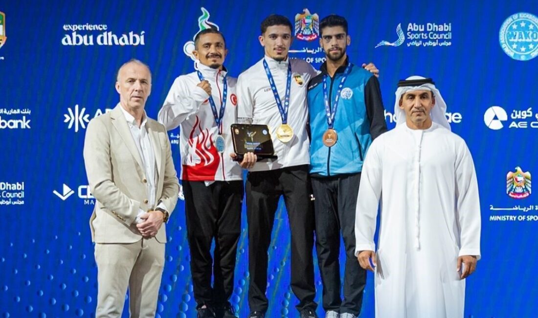 Aydınlı kick boks milli sporcusu Faysal Sılıv, Abu Dhabi'deki WAKO