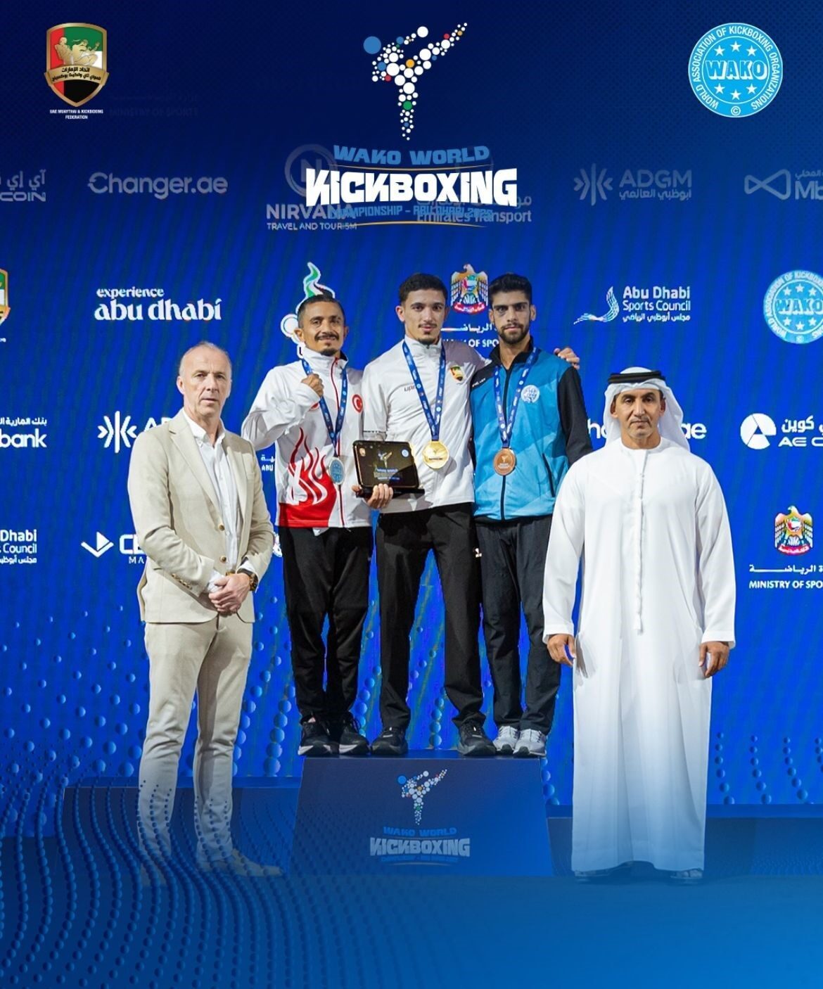 Aydınlı kick boks milli sporcusu Faysal Sılıv, Abu Dhabi'deki WAKO