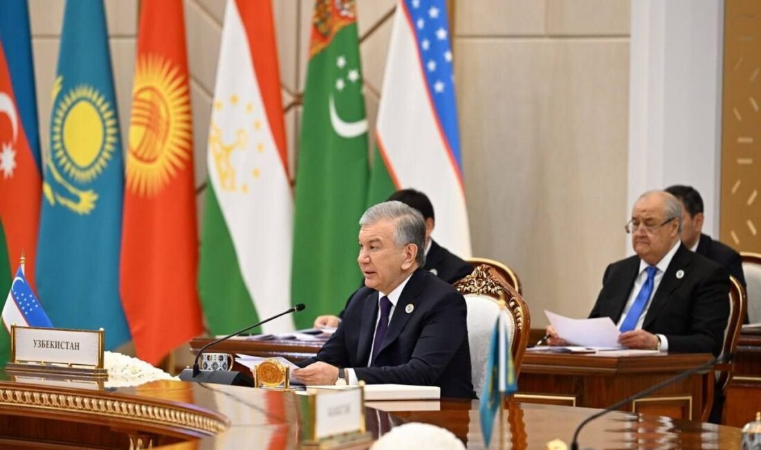 Taşkent’te Orta Asya Devlet Başkanları İstişare Toplantısı Başladı Özbekistan Cumhurbaşkanı Şevket Mirziyoyev'in başkanlığında düzenlenen 7. Orta Asya Devlet