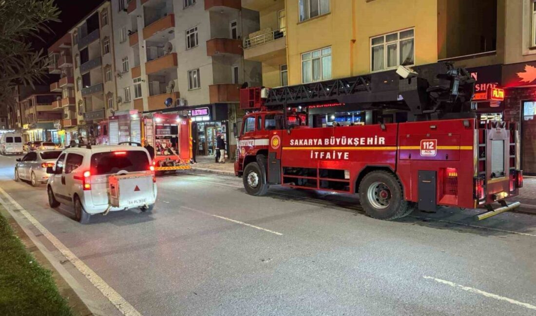 Sakarya'nın Karasu ilçesindeki 5 katlı bir binanın dördüncü katında yapılan