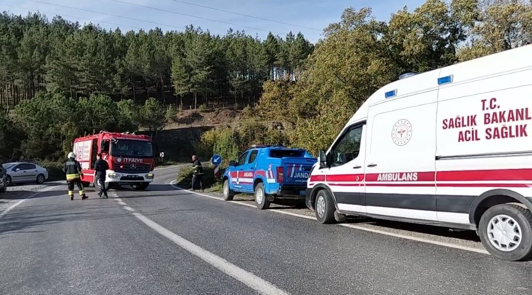 Samsun'un Bafra ilçesinde Sedat Arslan'ın kullandığı otomobil, virajı alamayarak kanala