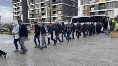 Edirne'de yasa dışı bahis siteleri kuran şüphelilere yönelik düzenlenen operasyonda