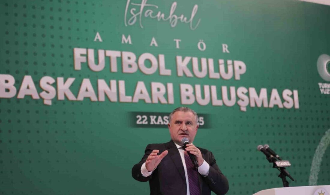 Bakan Osman Aşkın Bak İstanbul’daki Amatör Futbol Kulüpleri İçin Tesis Devrimi Müjdesi Verdi Gençlik ve Spor Bakanı Osman Aşkın Bak, İstanbul'daki amatör futbol