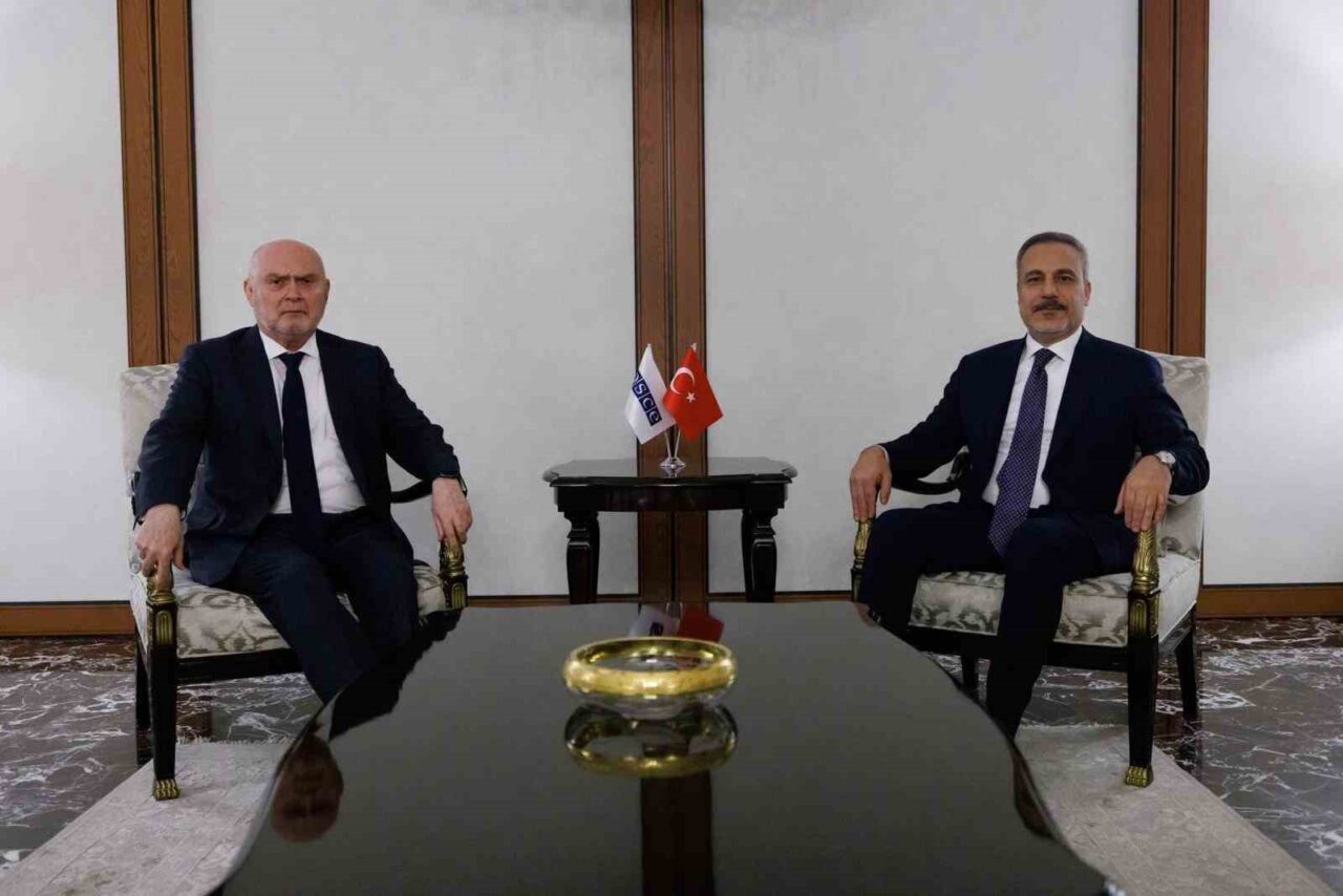 Dışişleri Bakanı Hakan Fidan, AGİT Genel Sekreteri Feridun Hadi Sinirlioğlu'nu