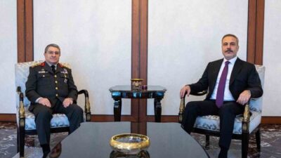Dışişleri Bakanı Hakan Fidan, Bakanlıkta Genelkurmay Başkanı Orgeneral Selçuk Bayraktaroğlu