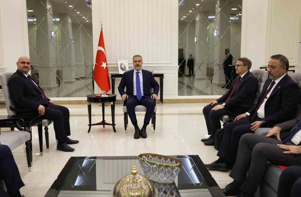 Dışişleri Bakanı Hakan Fidan, Irak'taki temasları kapsamında Irak Türkmen Cephesi