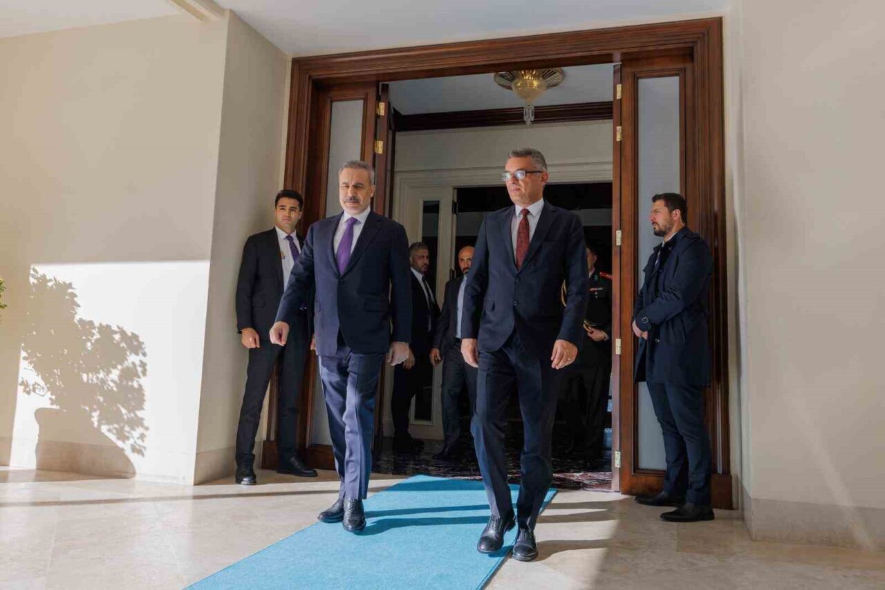 Dışişleri Bakanı Hakan Fidan, KKTC Cumhurbaşkanı Tufan Erhüman ile Ankara'da