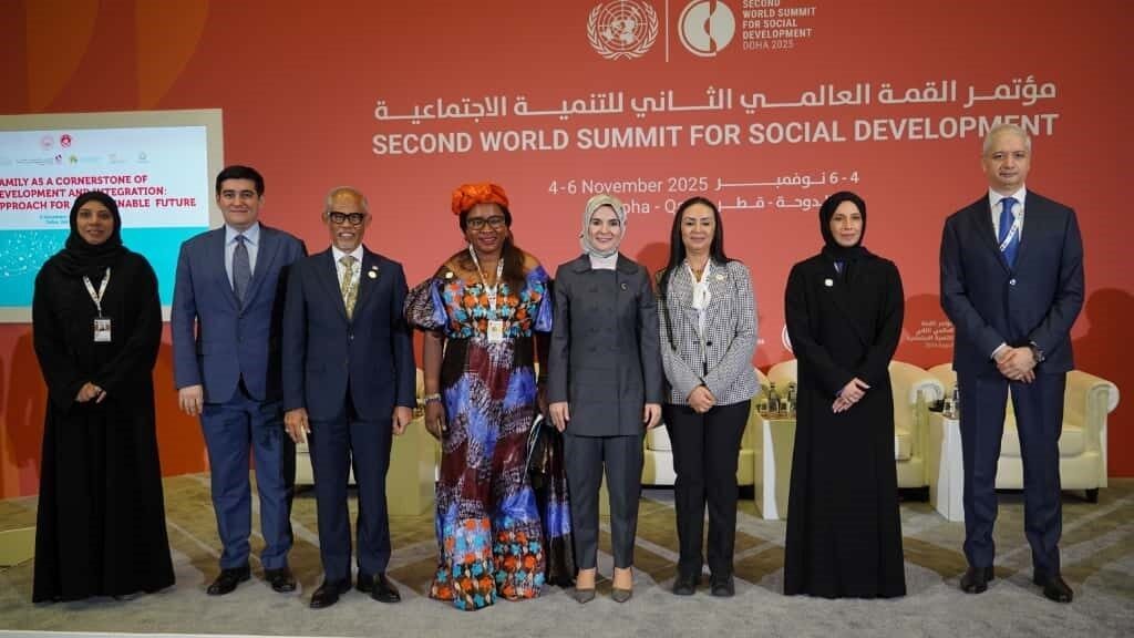 Aile ve Sosyal Hizmetler Bakanı Mahinur Özdemir Göktaş, Doha'da düzenlenen