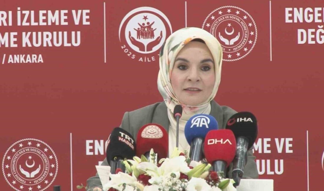 Engelli Hakları Toplantısında Bakan Göktaş’tan Sosyal Devlet Vurgusu Aile ve Sosyal Hizmetler Bakanı Mahinur Özdemir Göktaş, engelli bireylerin