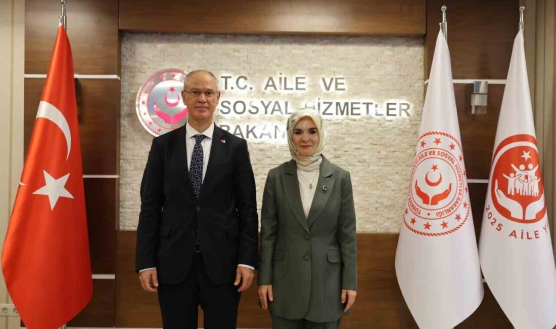 Aile ve Sosyal Hizmetler Bakanı Göktaş, KKTC Çalışma ve Sosyal Güvenlik Bakanı ile görüşerek işbirliklerini güçlendirdi Aile ve Sosyal Hizmetler Bakanı Mahinur Özdemir Göktaş, Kuzey Kıbrıs