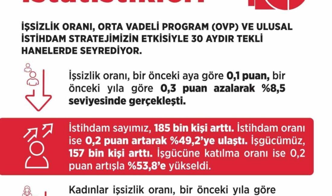 Çalışma ve Sosyal Güvenlik Bakanı Vedat Işıkhan, Ekim ayında işsiz