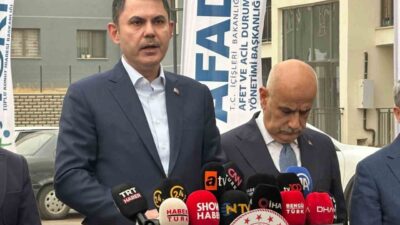 Çevre, Şehircilik ve İklim Değişikliği Bakanı Murat Kurum, Adıyaman'daki İndere