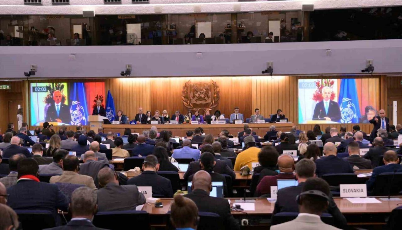 Ulaştırma ve Altyapı Bakanı Abdulkadir Uraloğlu, Londra'daki IMO Genel Kurulu'nda,