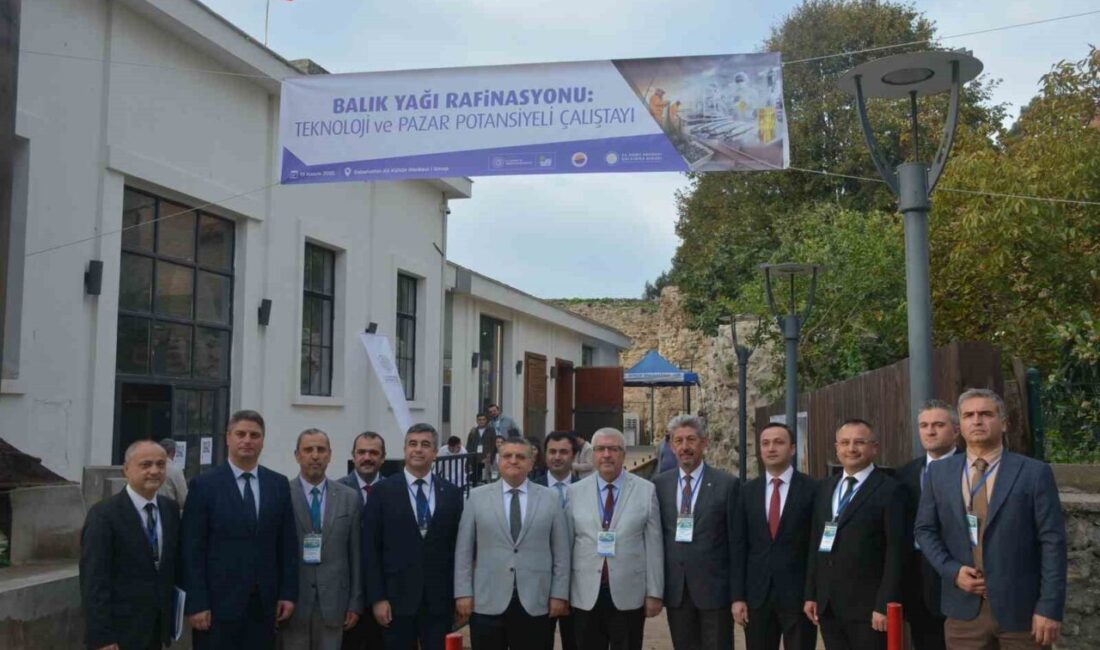 Sinop’ta Balık Yağı Üretim Potansiyelini Geliştirmek İçin Çalıştay Düzenlendi Sinop'ta düzenlenen "Balık Yağı Rafinasyonu: Teknoloji ve Pazar Potansiyeli Çalıştayı"