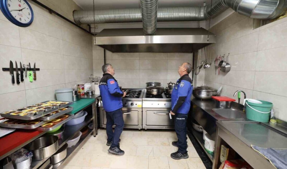 Başiskele Belediyesi Zabıta Müdürlüğü, ilçedeki kafe ve restoranlarda halk sağlığını