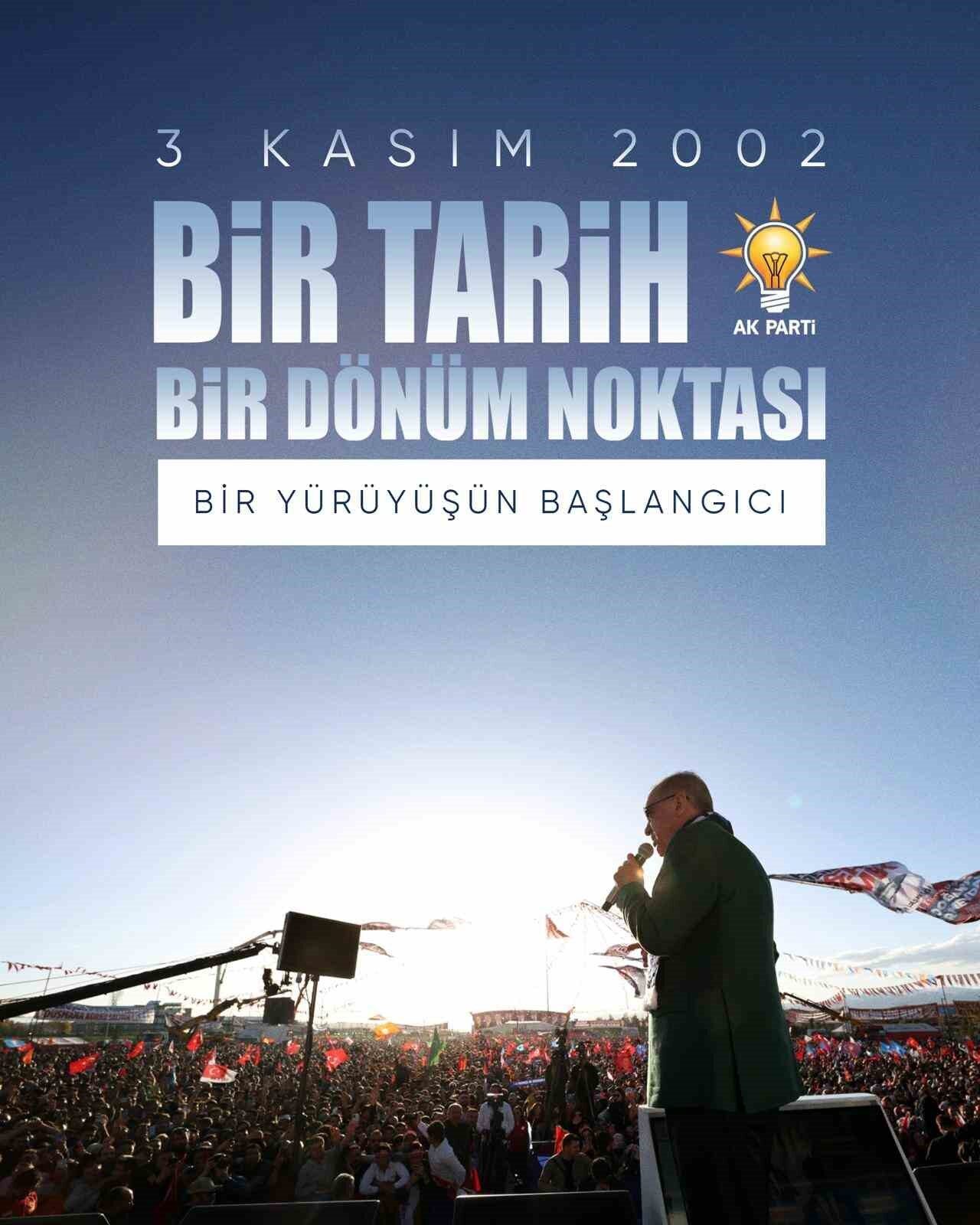 AK Parti Eskişehir İl Başkanı Gürhan Albayrak, 3 Kasım 2002'nin