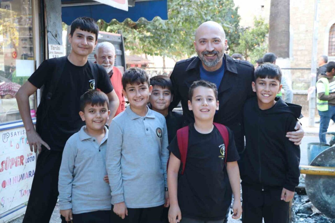 Söke Belediye Başkanı Dr. Mustafa İberya Arıkan, esnaf ve vatandaş