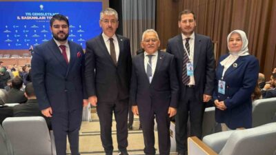 Kayseri Büyükşehir Belediye Başkanı Dr. Memduh Büyükkılıç, Cumhurbaşkanı Recep Tayyip