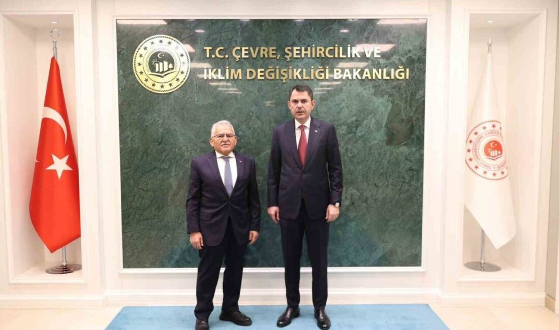 Kayseri Büyükşehir Belediye Başkanı Dr. Memduh Büyükkılıç, Ankara'da Çevre, Şehircilik