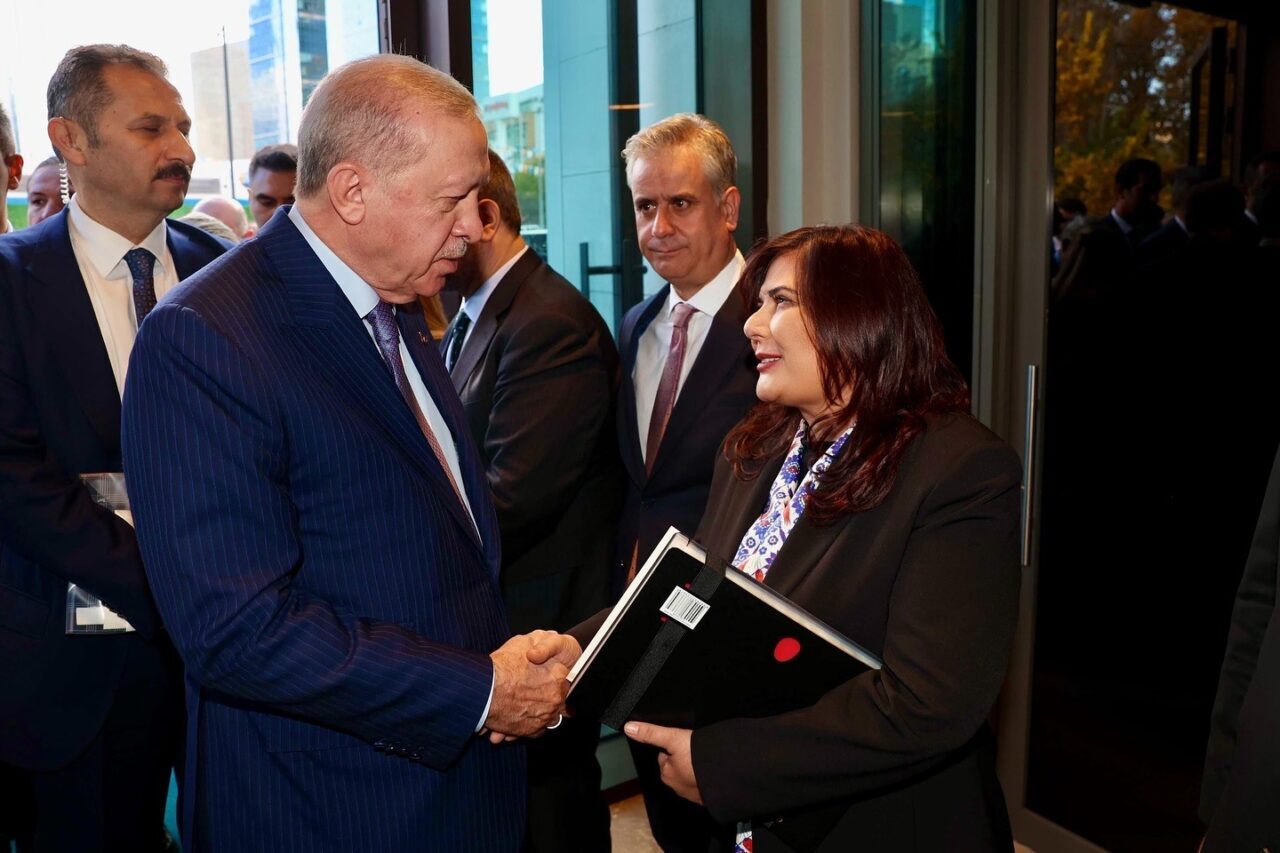 Aydın Büyükşehir Belediye Başkanı Özlem Çerçioğlu, Cumhurbaşkanı Recep Tayyip Erdoğan'ın