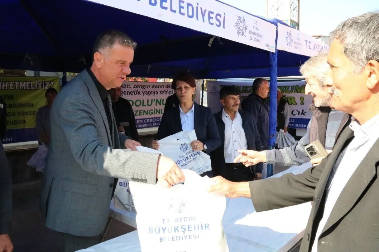 Aydın’ın Yenipazar ilçesinde, "Ata Tohumları" projesi kapsamında üretilen kışlık sebze